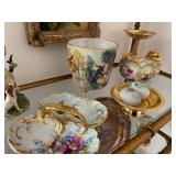 Assortment of Hand painted porcelain