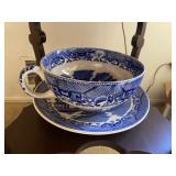Blue and White Soup Tureen and Platter