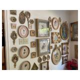 Gallery of Vintage to Antique gold gilded frames and art