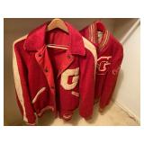 Garland high school football letter jackets
