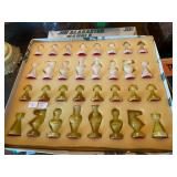 1 Vintage marble chess set by Jim Alabaster, made in Italy