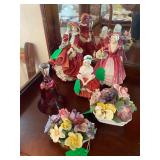 Assortment of Royal Doulton figurines