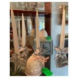 Crystal star candle stick holders