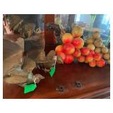 Vintage Alabaster Grapes