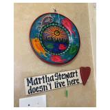 Assortment of kitchen wall decorations