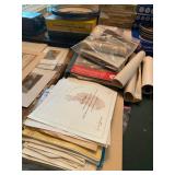 Black and White documents and photos