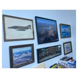 Military jet fighter framed posters and photos