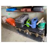 Assortment of oot lockers and tool chests