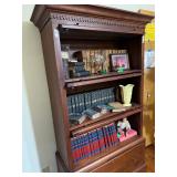 Antique cherrywood bookcase