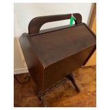 Antique sewing basket