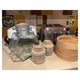 Kitchen accessories including Cuisinart Toaster and more