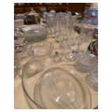 Pyrex and glassware