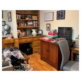 Office cabinet, chair, supplies and more