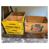 Pepsi-cola wooden crates