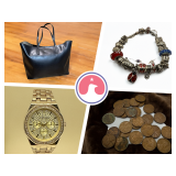 Online Auction in Westfield, IN with Purses, Coins, Jewelry and Accessories - Shipping Available!