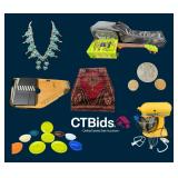 Bryan Online Estate Auction - Squash Blossom, 1880 Morgan Silver Dollar, Fiesta Ware, Knives and Mor