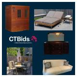 Alden Bridge Online Estate Auction - Health Mate infrared sauna, fine home indoor and outdoor furnis
