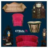 Cleveland Online Estate Auction - antique Victorian furniture from England, artwork, home decor, goo