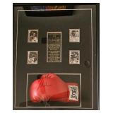 #128 Muhammad Ali Signed Boxing Glove Collage