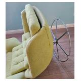 MCM Vintage Wingback Egg Swivel Lounge Chair.