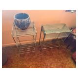 Metal Mesh Accent Tables