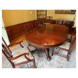 Baker Dining Table, Chairs