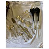 Gorham English Gadroon Sterling Silver Flatware. Approx 30 place settings. 