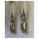 antique King Richard by Towle heavy sterling silver flatware set