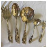 antique King Richard by Towle heavy sterling silver flatware set