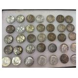 Silver Halfs Walking Liberty & Kennedy