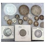Silver Dollars & Dimes