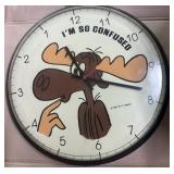 Bull Winkle Clock 1987