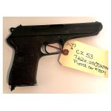 CZ 53 7.62x25 Tokarov Pistol