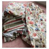 multiple pair of handmade lined drapes