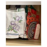 drawer of towels