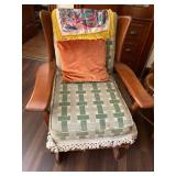 single maple camp chair rocker
