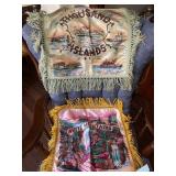 antique souvenir pillow cases