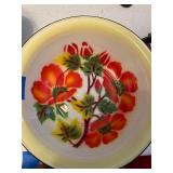 enamel painted basins/bowls