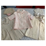 collection of handmade lovely children antique clothes