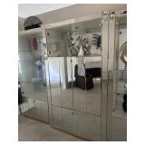 BEAUTFUL MIRRORED WALL UNIT - THREE PIECES