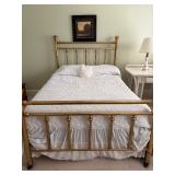 ANTIQUE BRASS BED