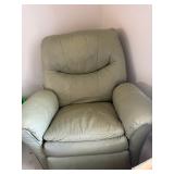 LEATHER RECLINER - ROCKER
