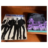 METALLICA BOOK AND BANNER