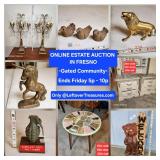 May. 15 - Gated Community Estate Auction in Fresno. 242 Lots. Ends FRIDAY 5P to 10p. Pick up SAT. SU