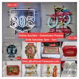 June. 27 - Downtown Fresno Coca Cola & Collectible Auction. 237 Lots. Ends SATURDAY 3p to 7p. Pick u