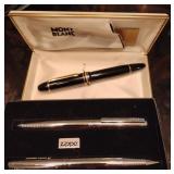 Zippo and Mont Blanc pens