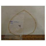 18K gold & pearl necklace