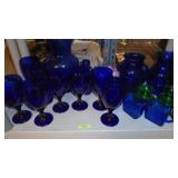 Cobalt blue glass