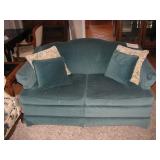 Newly upholstered love seat $300