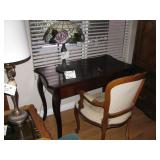 Desk w/chair $100 / Tiffany style lamp $50